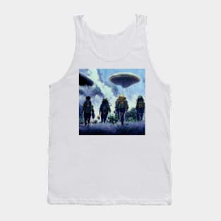 Planet Exploring Astronauts - best selling Tank Top